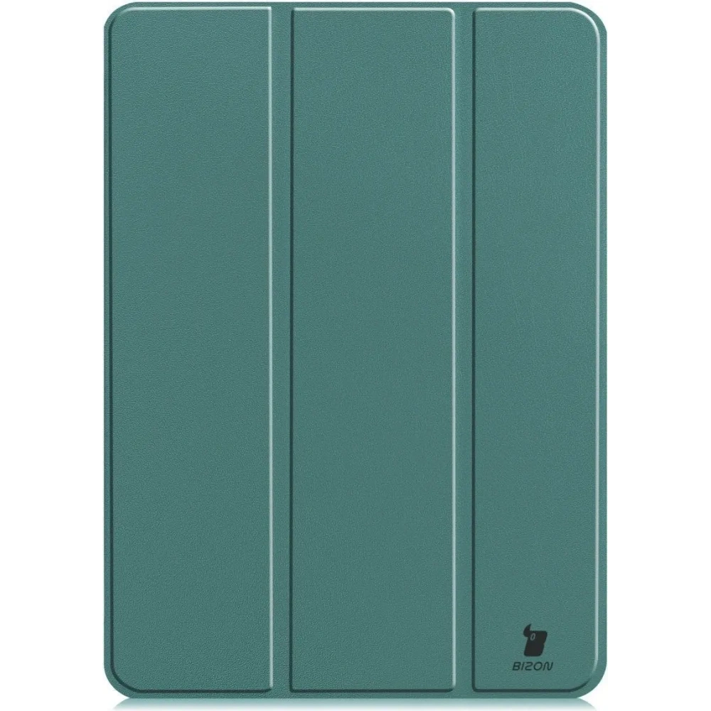 Etui Bizon Case Tab Croc do iPad Pro 11" 5 gen. 2024 ciemnozielone