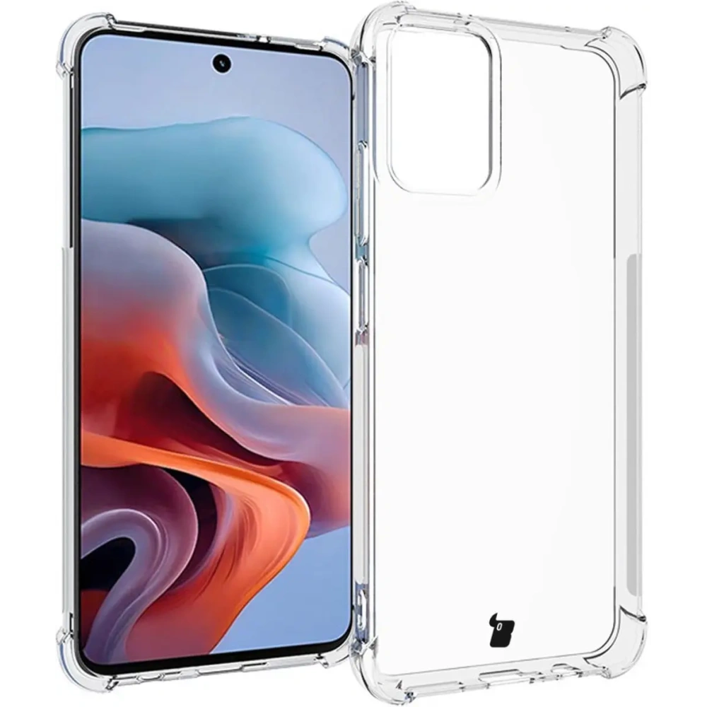 Etui + 2x szkło na ekran + obiektyw Bizon Case Clear Pack do Motorola Moto G34 5G przezroczyste
