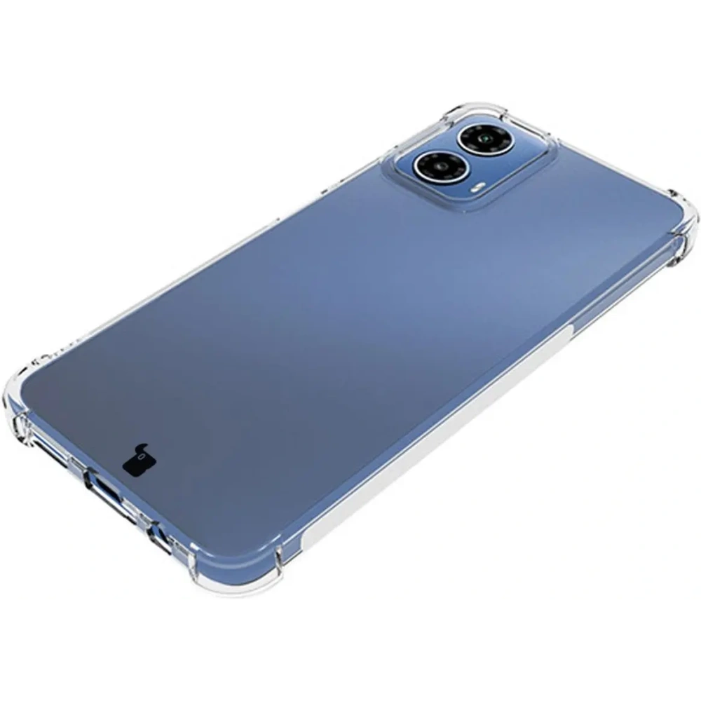 Etui + 2x szkło na ekran + obiektyw Bizon Case Clear Pack do Motorola Moto G34 5G przezroczyste