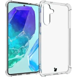 Kup Etui + 2x szkło na ekran + obiektyw Bizon Case Clear Pack do Samsung Galaxy M55 5G przezroczyste - BIZ5677 - {ean13} - Sklep Home Screen