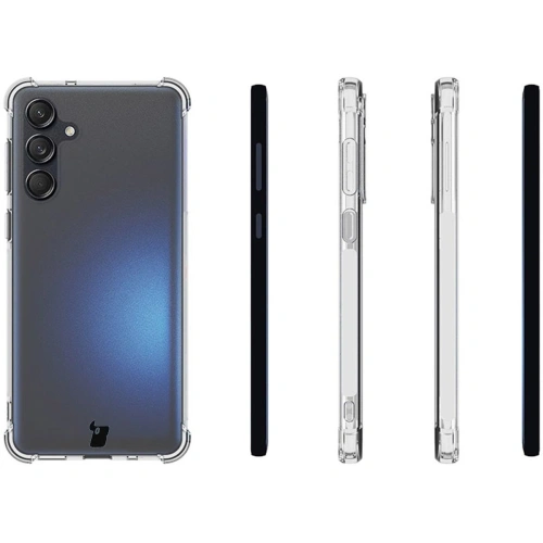 Kup Etui + 2x szkło na ekran + obiektyw Bizon Case Clear Pack do Samsung Galaxy M55 5G przezroczyste - BIZ5677 - {ean13} - Sklep Home Screen