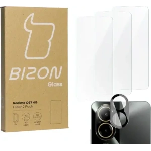 Kup BIZON Clear 3x képernyőüveg + kameraüveg Realme C67 4G-hez - BIZ5107 - {ean13} - Sklep Home Screen