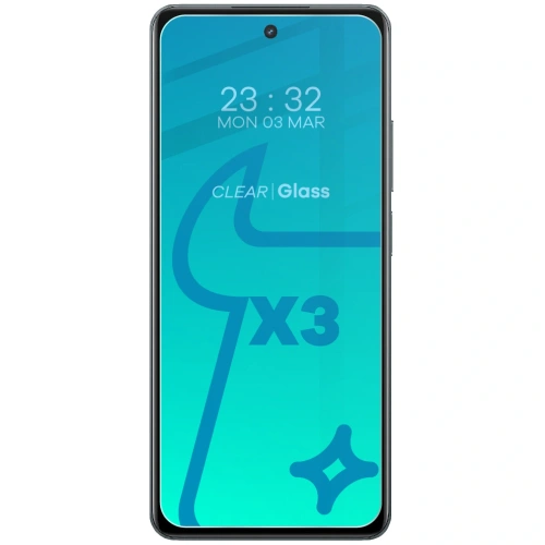 Buy BIZON Clear 3x screen glass + camera glass Realme C67 4G - BIZ5107 - {ean13} - Home Screen Store Europe