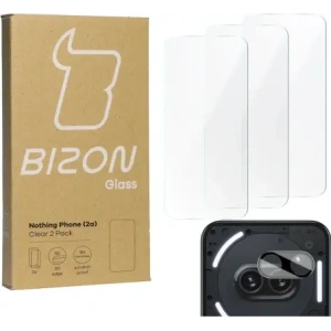 Kup BIZON Clear 3x Bildschirmglas + Kameraglas Nothing Phone (2a) - BIZ5680 - {ean13} - Sklep Home Screen