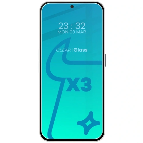 Kup BIZON Clear 3x sticlă pentru ecran + sticlă pentru cameră Nothing Phone (2a) - BIZ5680 - {ean13} - Sklep Home Screen