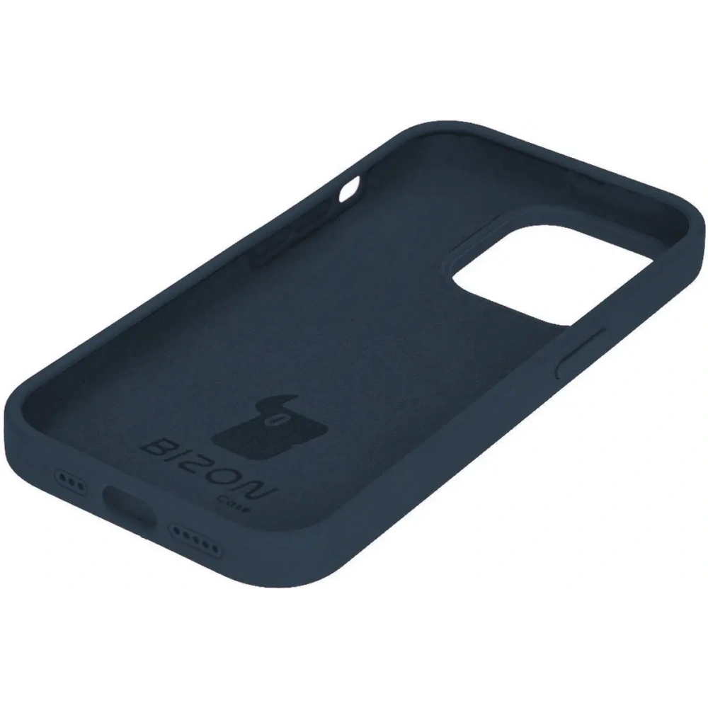 Silikonowe etui Bizon Soft Case do Apple iPhone 14 Pro ciemnoniebieskie