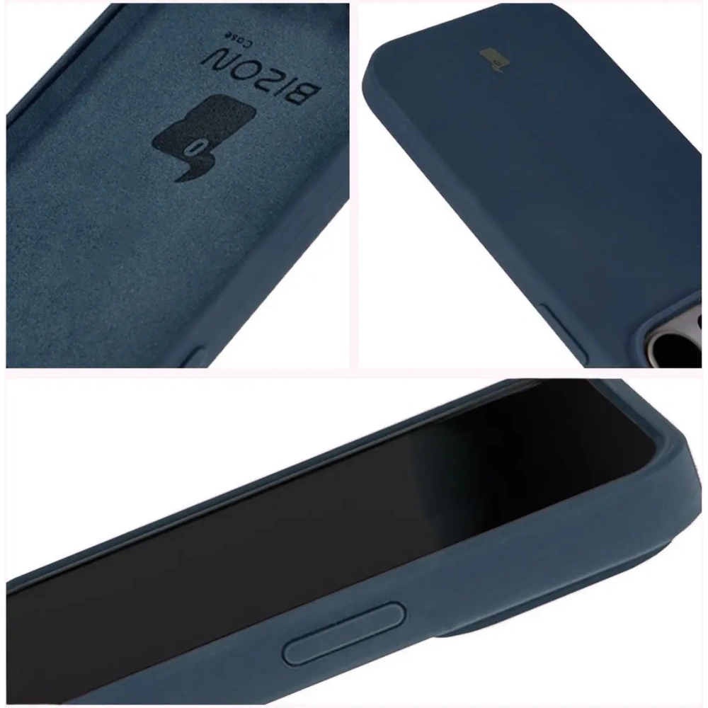 Silikonowe etui Bizon Soft Case do Apple iPhone 14 Pro ciemnoniebieskie