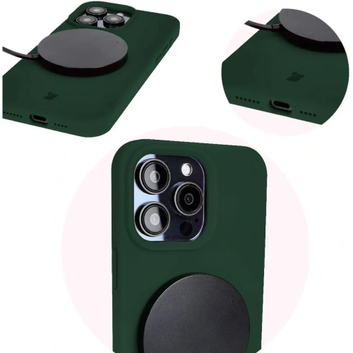 Kup Silikonové pouzdro Bizon Soft Case pro Apple iPhone 14 Pro Max tmavě zelené - BIZ5123 - {ean13} - Sklep Home Screen