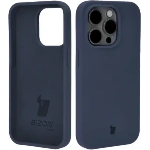 Kup Silikonowe etui Bizon Soft Case do Apple iPhone 15 Pro ciemnoniebieskie - BIZ5684 - {ean13} - Sklep Home Screen