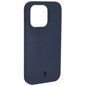 Kup Silikonowe etui Bizon Soft Case do Apple iPhone 15 Pro ciemnoniebieskie - BIZ5684 - {ean13} - Sklep Home Screen