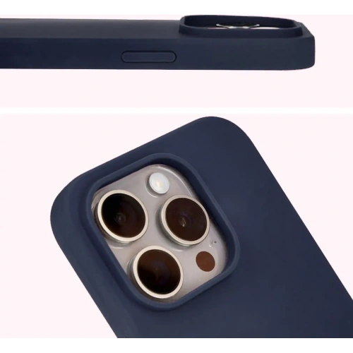 Kup Bizon Soft Case Apple iPhone 15 Pro dunkelblau - BIZ5684 - {ean13} - Sklep Home Screen