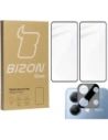 2x Szkło na ekran + szkło na aparat BIZON Edge do Xiaomi Redmi Note 13 4G