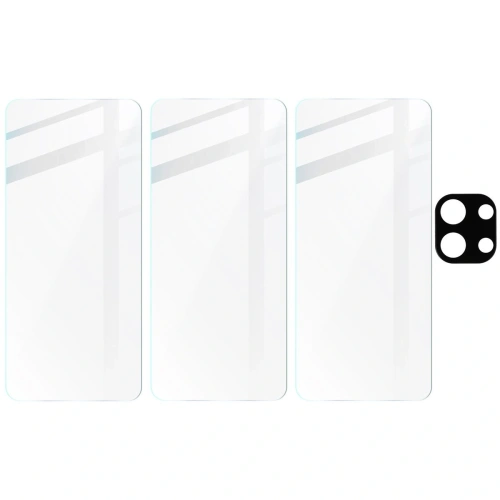 Kup BIZON Clear 3x sticlă de ecran + sticlă de cameră Xiaomi Redmi Note 13 4G - BIZ5149 - {ean13} - Sklep Home Screen