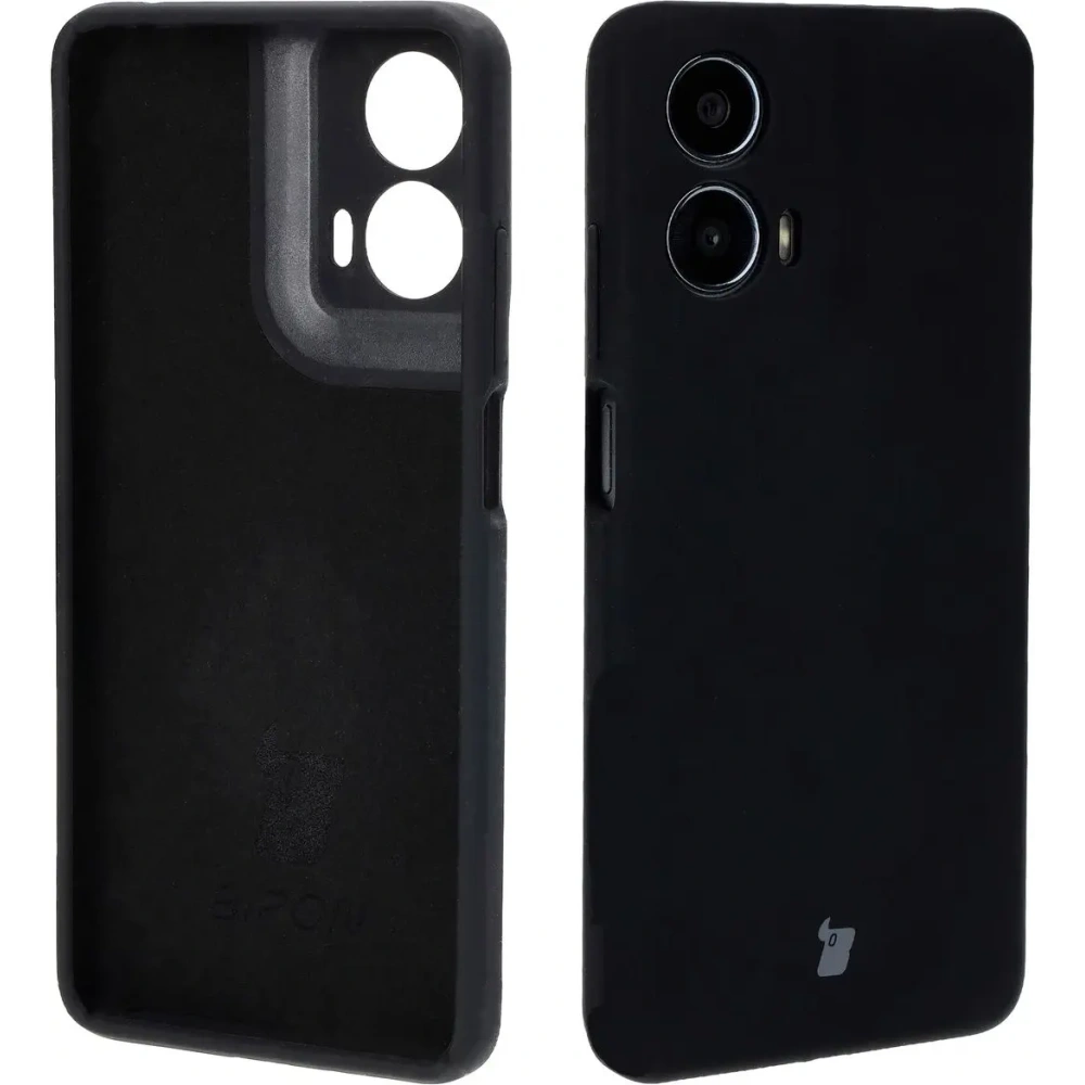 Silikonowe etui Bizon Soft Case do Motorola Moto G24 / G24 Power czarne