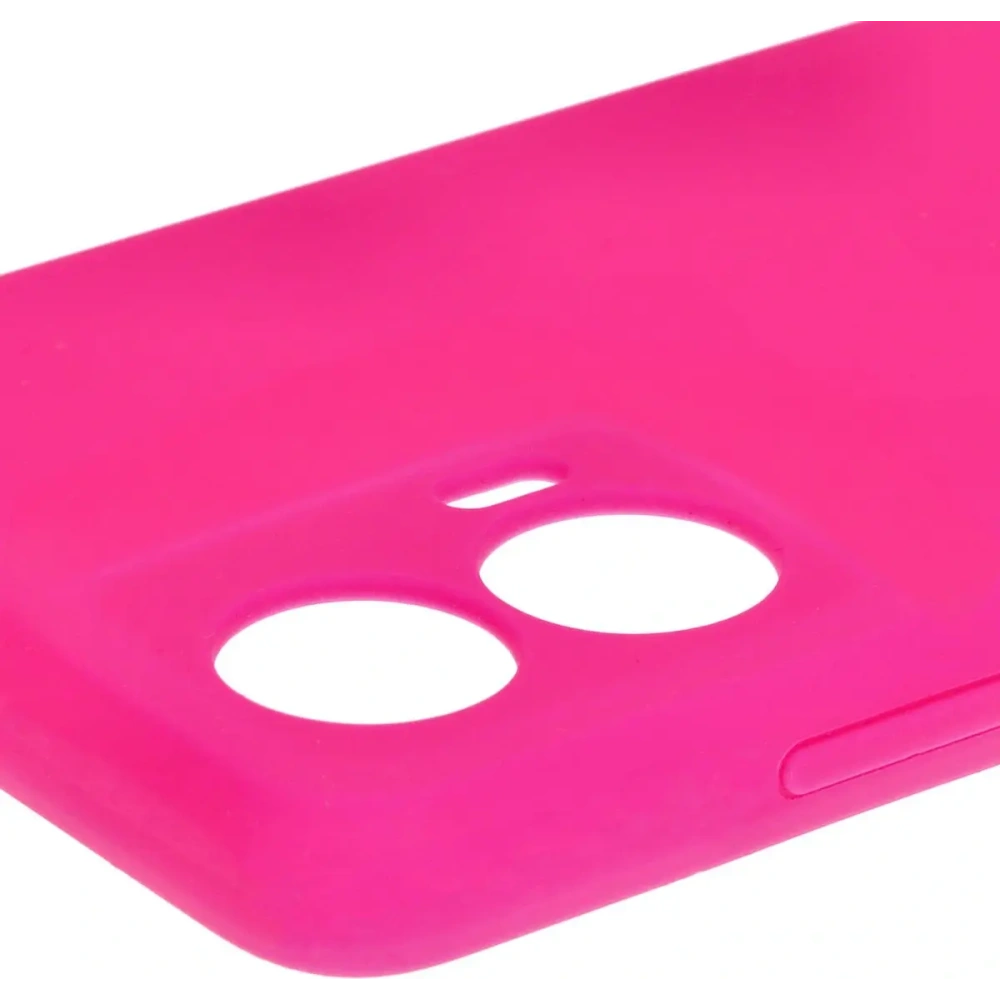 Silikonowe etui Bizon Soft Case do Motorola Moto G24 / G24 Power neonowo-różowe