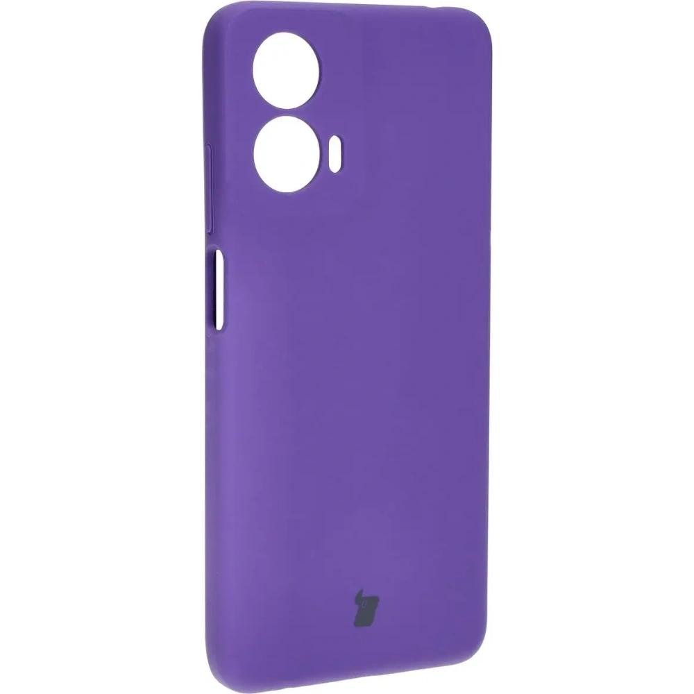Silikonowe etui Bizon Soft Case do Motorola Moto G24 / G24 Power fioletowe