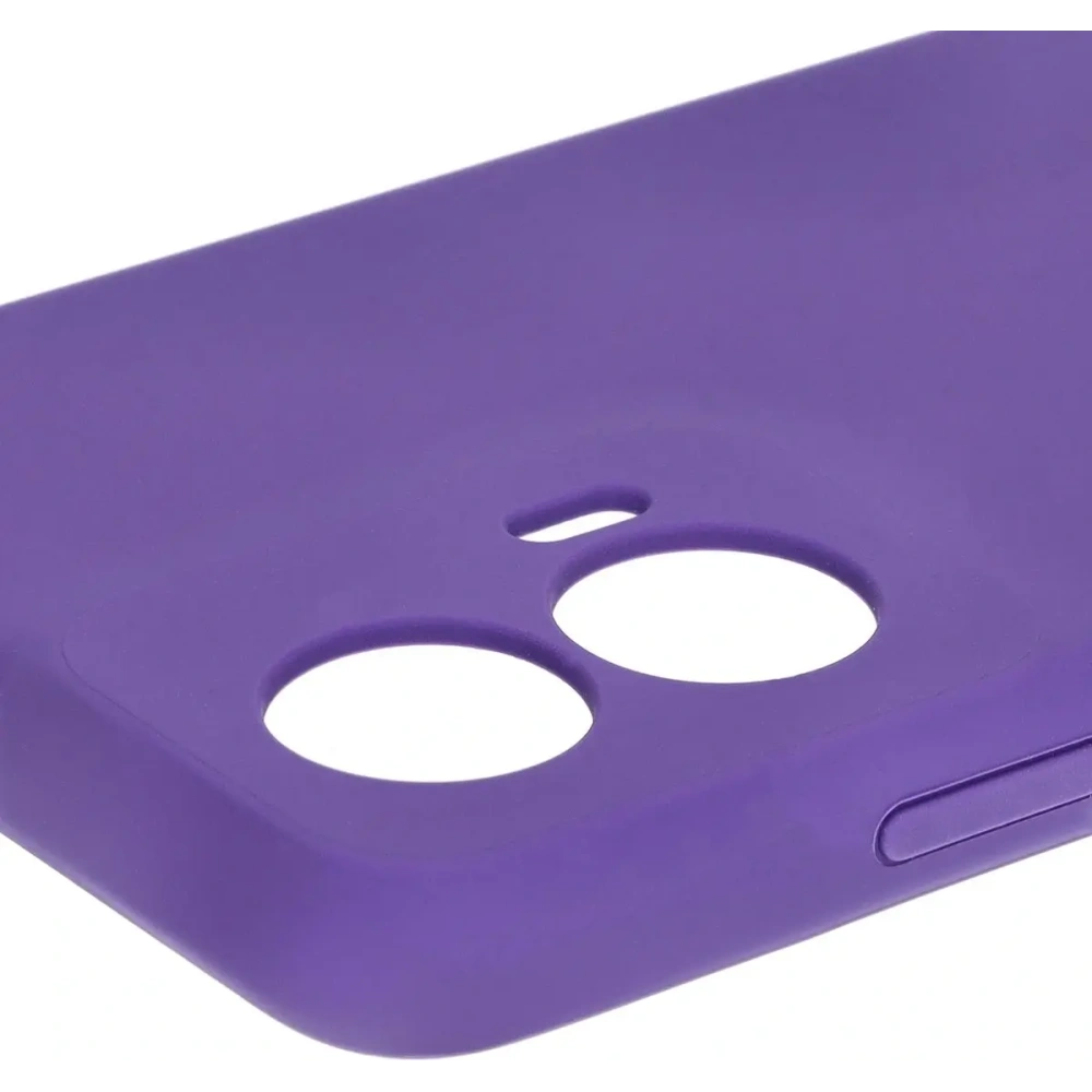 Silikonowe etui Bizon Soft Case do Motorola Moto G24 / G24 Power fioletowe