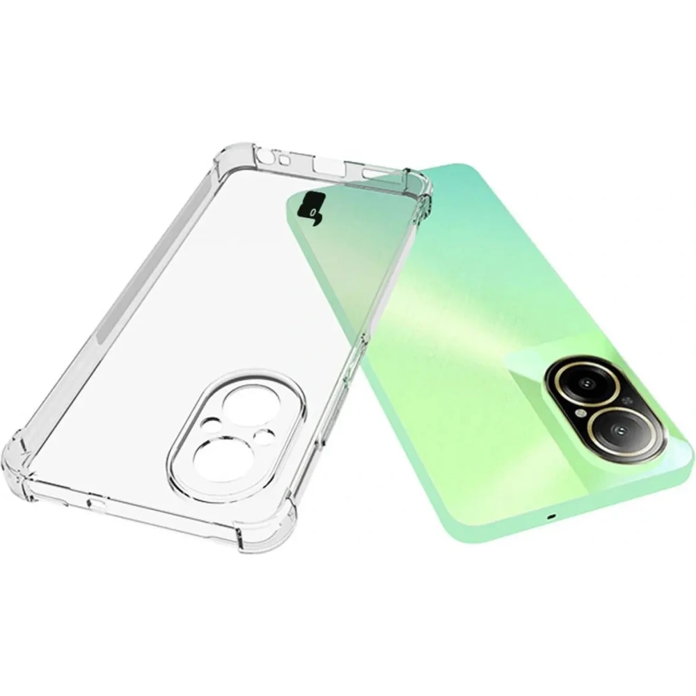 Etui + 2x szkło na ekran Bizon Case Clear Pack do Realme C67 4G przezroczyste