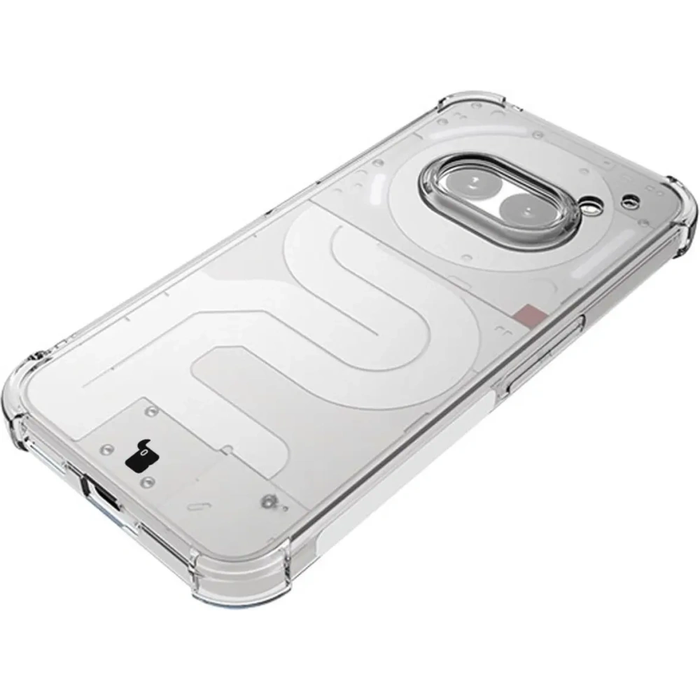 Etui + 2x szkło na ekran + obiektyw Bizon Case Clear Pack do Nothing Phone (2a) przezroczyste