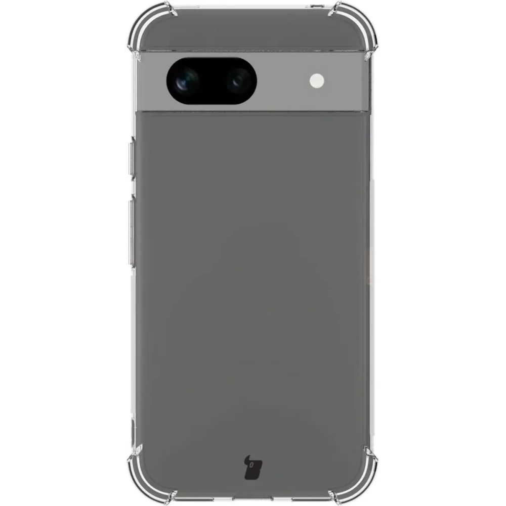 Etui + 2x szkło na ekran Bizon Case Clear Pack do Google Pixel 8a przezroczyste