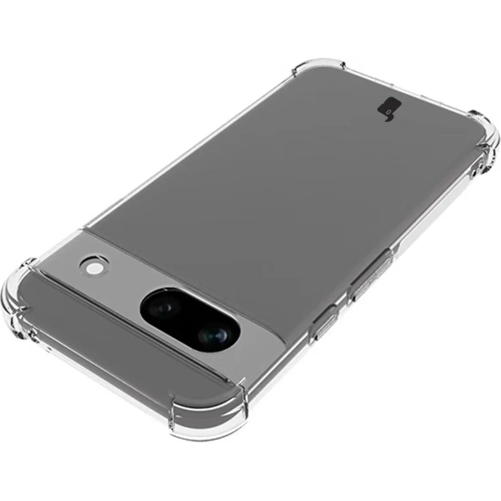 Etui + 2x szkło na ekran Bizon Case Clear Pack do Google Pixel 8a przezroczyste