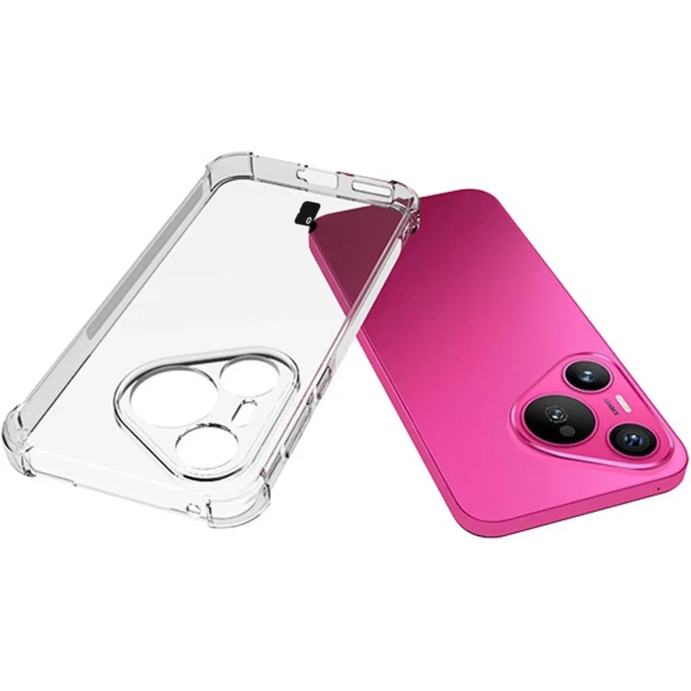 Etui + 2x szkło na ekran Bizon Case Clear Pack do Huawei Pura 70 przezroczyste