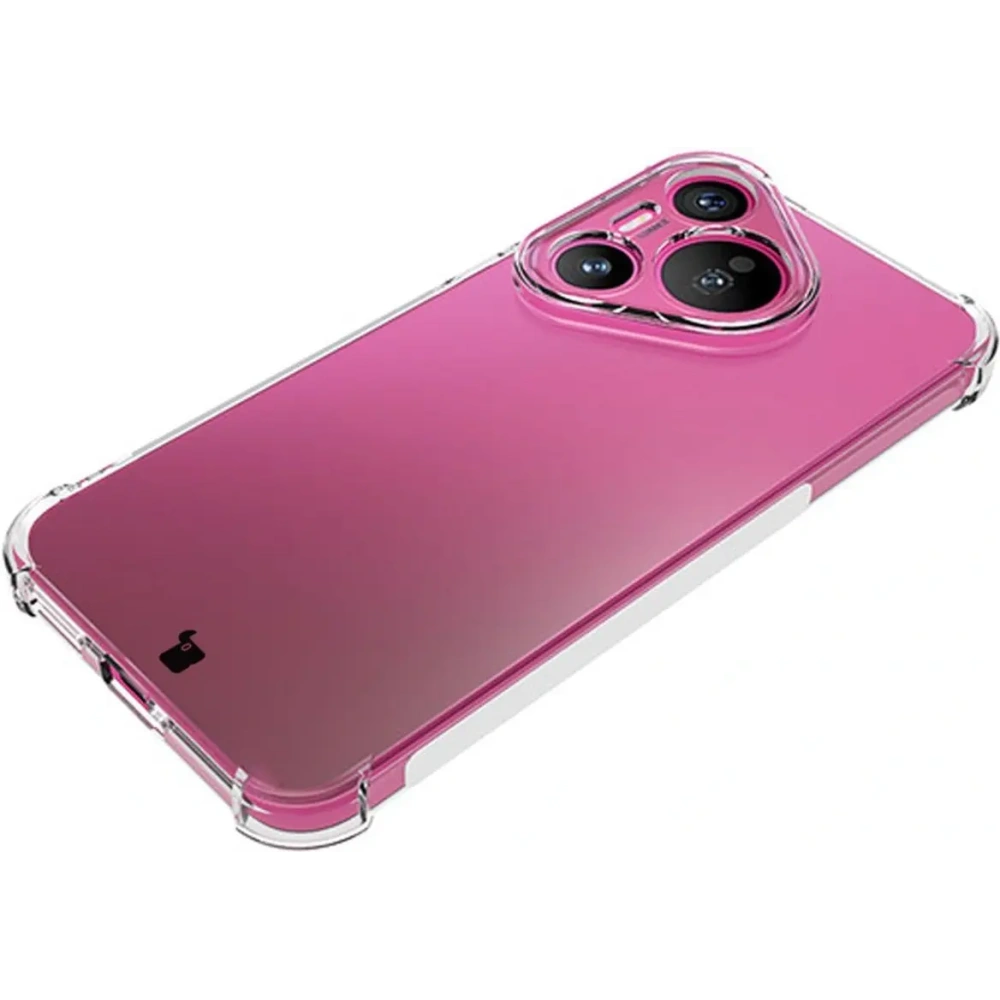 Etui + 2x szkło na ekran Bizon Case Clear Pack do Huawei Pura 70 przezroczyste