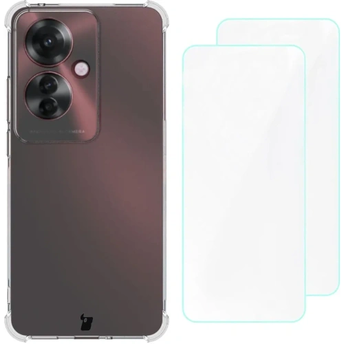 Kup Etui + 2x folia Bizon Case Clear Pack do Oppo Reno11 F 5G przezroczyste - BIZ5709 - {ean13} - Sklep Home Screen