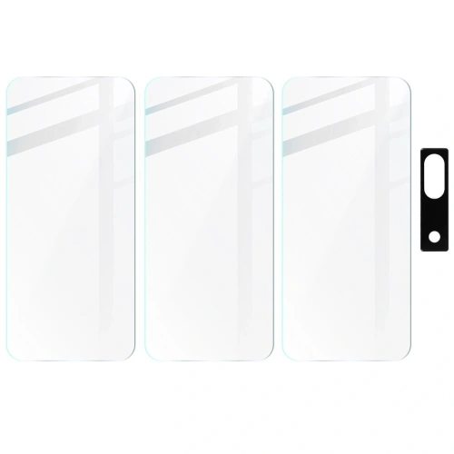 Kup 3x Szkło na ekran + szkło na aparat BIZON Clear do Google Pixel 8a - BIZ5175 - {ean13} - Sklep Home Screen