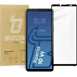 Buy Bizon Glass Edge 2 Sony Xperia 10 VI black - BIZ5176 - {ean13} - Home Screen Store Europe
