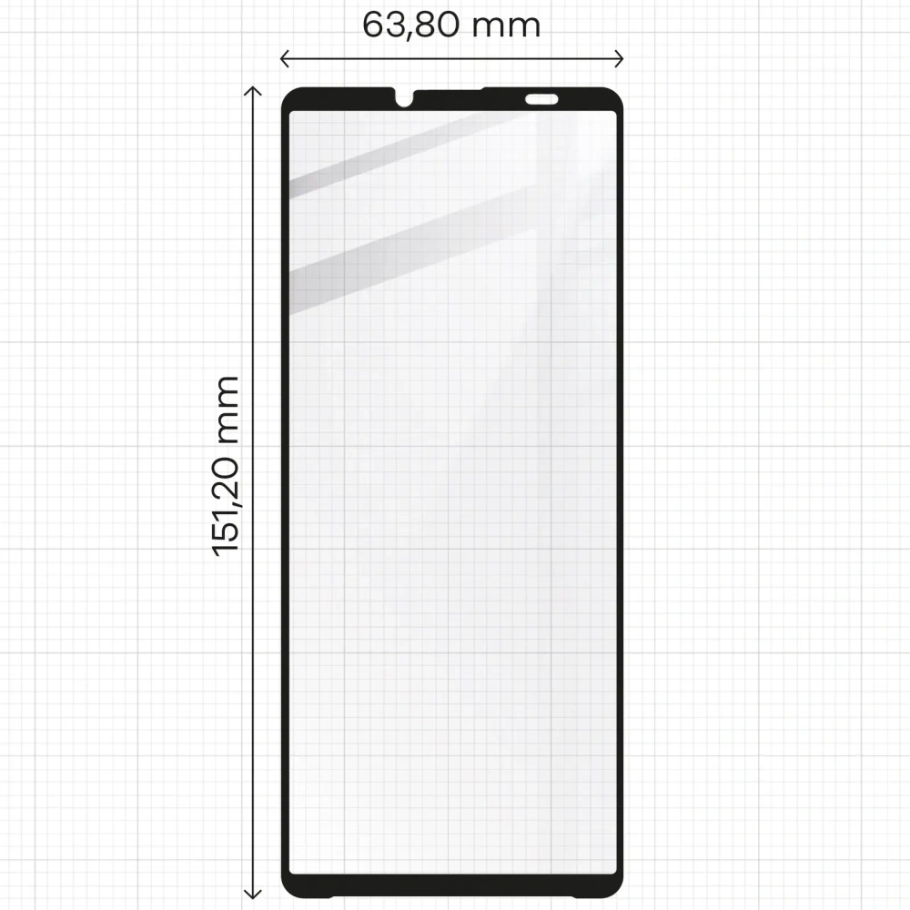 Szkło hartowane Bizon Glass Edge 2 do Sony Xperia 10 VI czarne