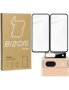 2x Szkło na ekran + szkło na aparat BIZON Edge do Google Pixel 8a
