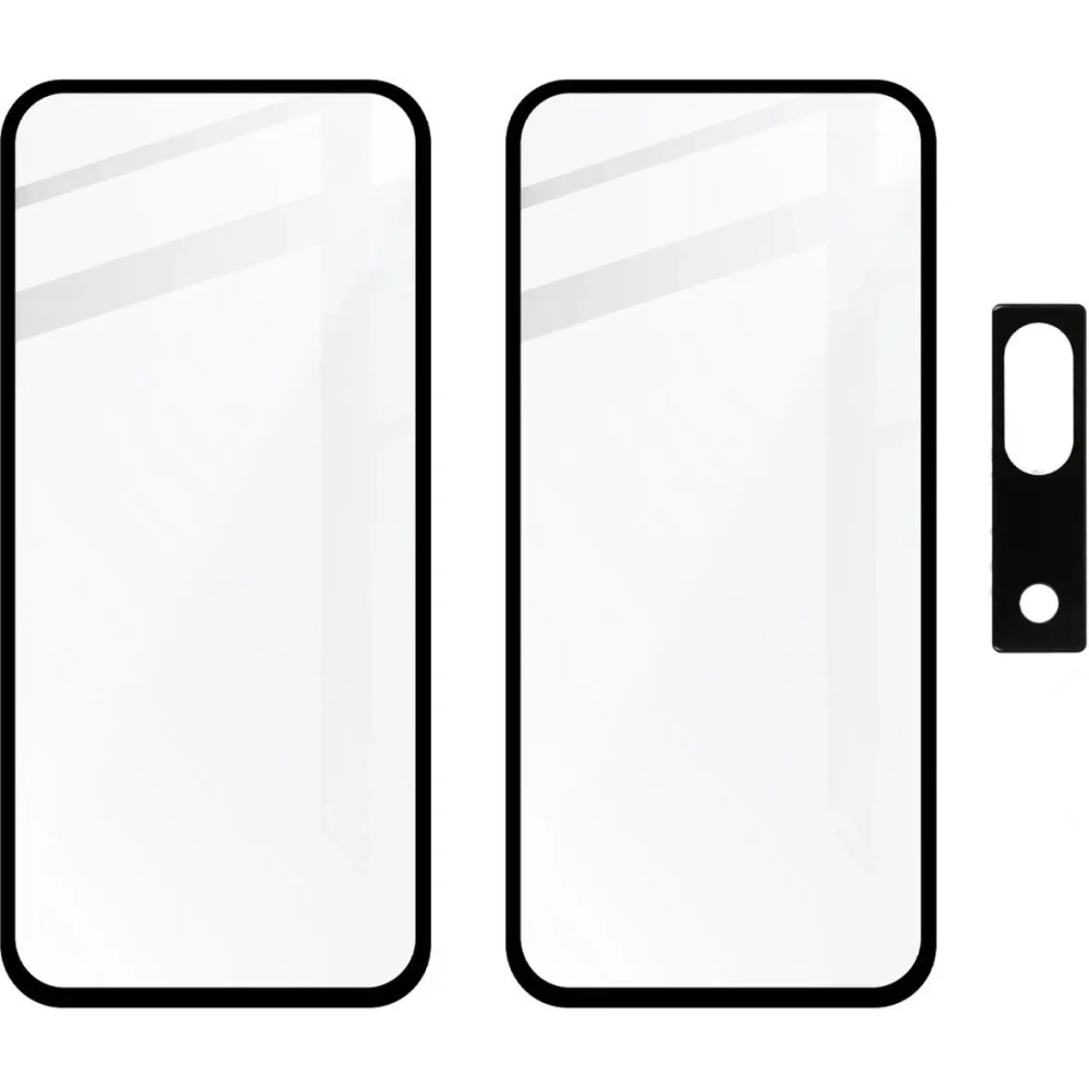 2x Szkło na ekran + szkło na aparat BIZON Edge do Google Pixel 8a