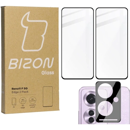 Kup BIZON Edge sticlă dublă + sticlă cameră Oppo Reno11 F 5G - BIZ5185 - {ean13} - Sklep Home Screen