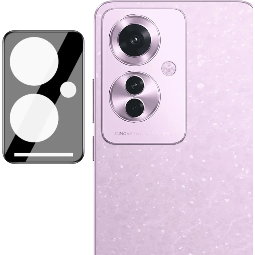 2x Szkło na ekran + szkło na aparat BIZON Edge do Oppo Reno11 F 5G