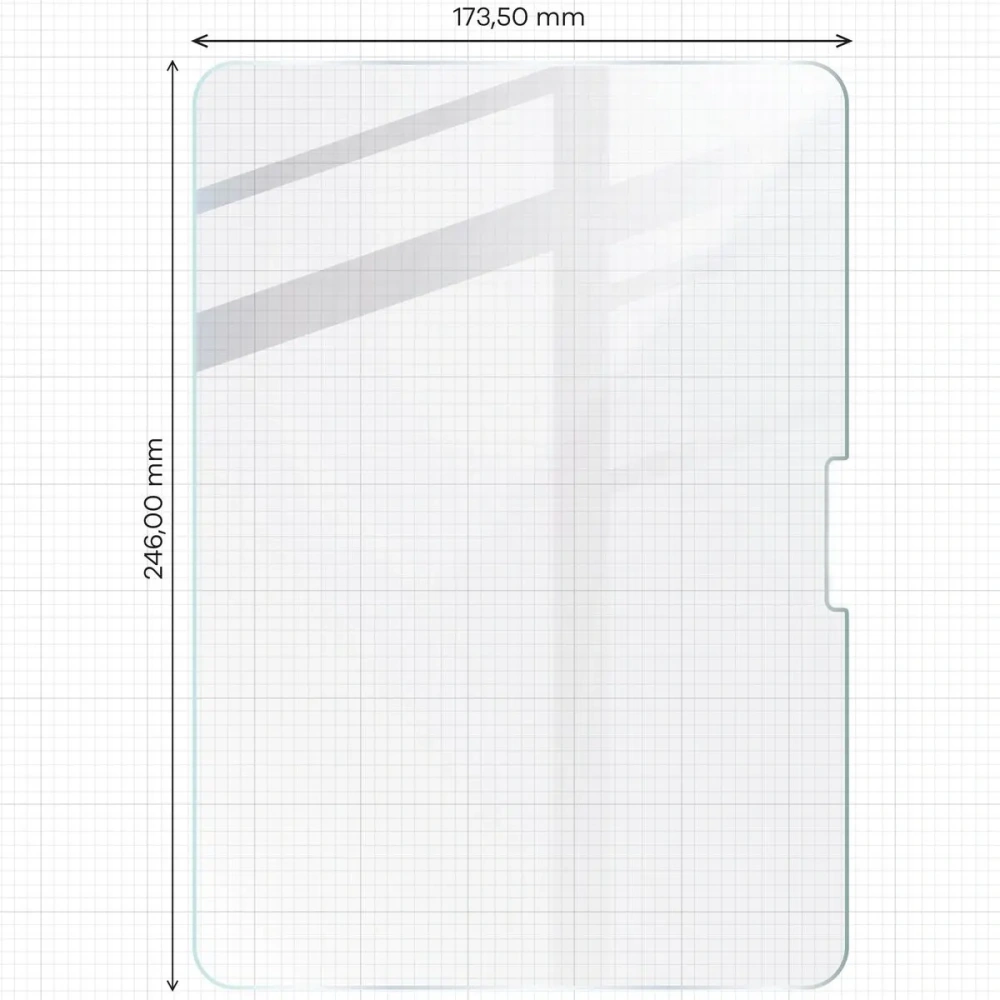 Folia imitująca papier Bizon Film Tab Papirus do iPad Pro 11" 5 gen. 2024 [2 PACK]