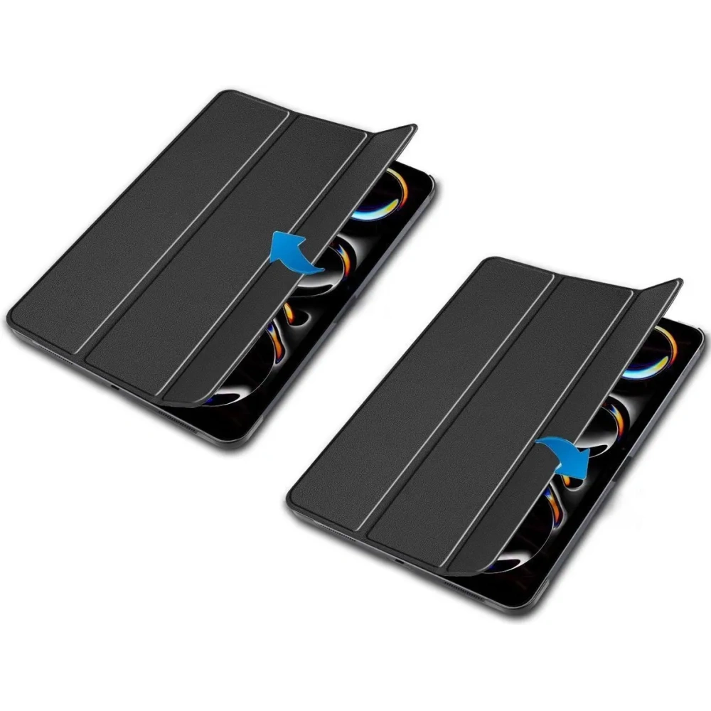 Etui Bizon Case Tab Croc do iPad Pro 13" 7 gen. 2024 czarne