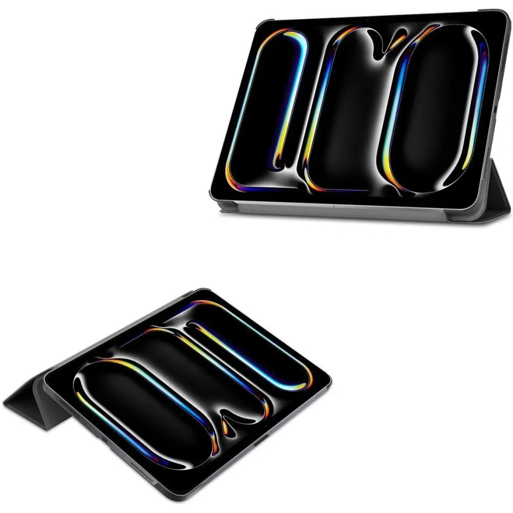 Etui Bizon Case Tab Croc do iPad Pro 13" 7 gen. 2024 czarne