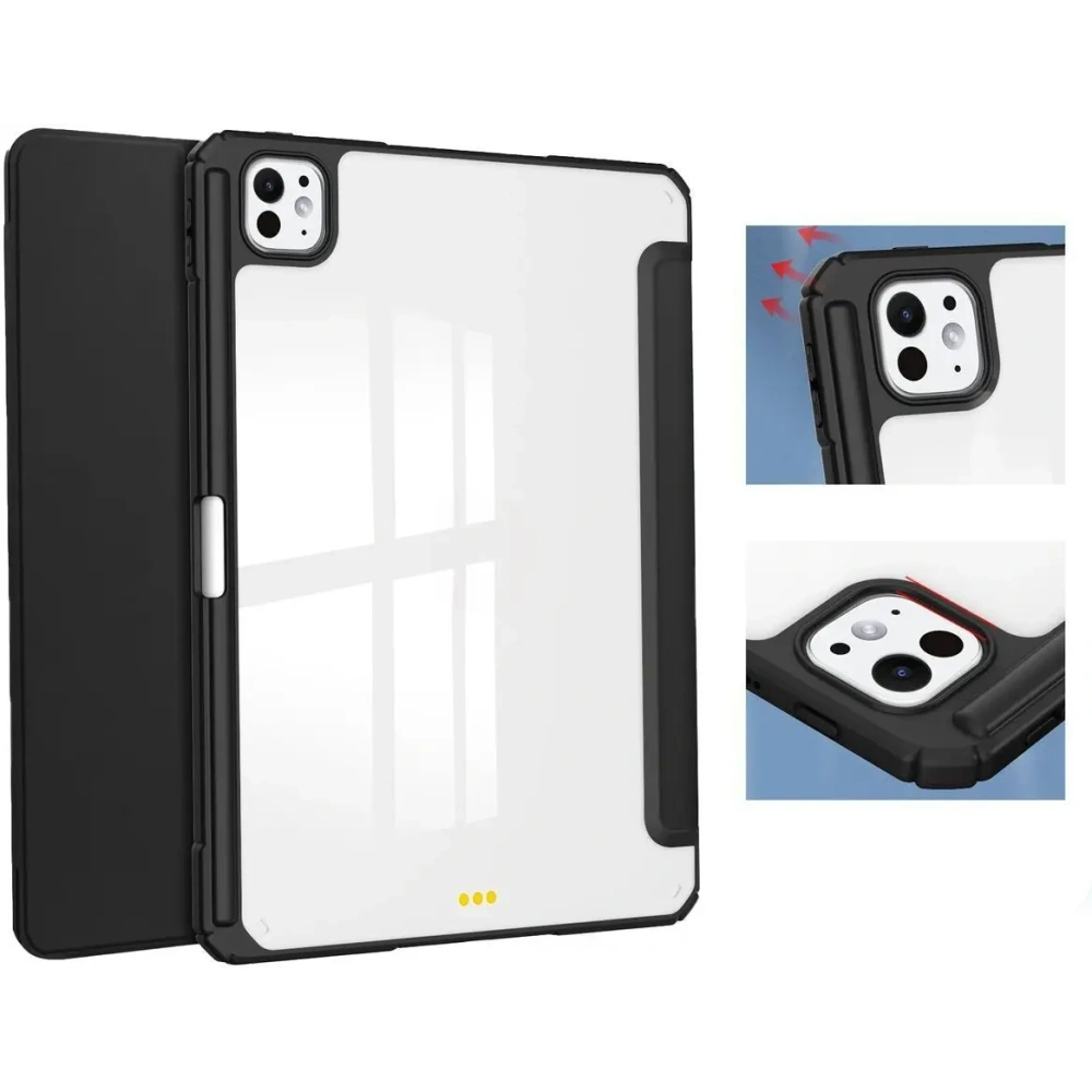 Etui Bizon Case Tab Clear Matt do iPad Pro 11" 5 gen. 2024 czarne