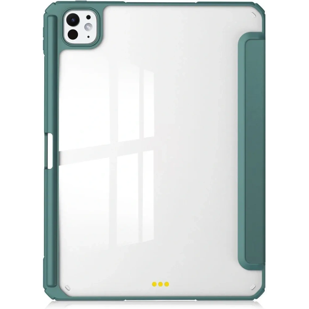 Etui Bizon Case Tab Clear Matt do iPad Pro 11" 5 gen. 2024 ciemnozielone