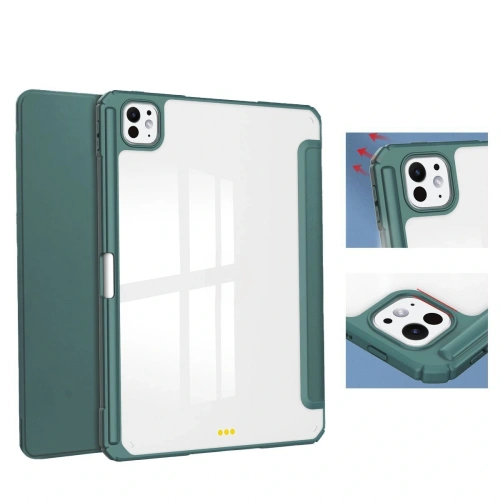 Kup Bizon Case Tab Clear Matt Apple iPad Pro 11" 5. Generation 2024 dunkelgrün - BIZ5201 - {ean13} - Sklep Home Screen
