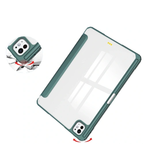 Kup Bizon Case Tab Clear Matt Apple iPad Pro 11" 5. Generation 2024 dunkelgrün - BIZ5201 - {ean13} - Sklep Home Screen