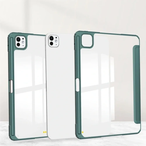 Kup Bizon Case Tab Clear Matt Apple iPad Pro 11" 5. generáció 2024 sötétzöld - BIZ5201 - {ean13} - Sklep Home Screen