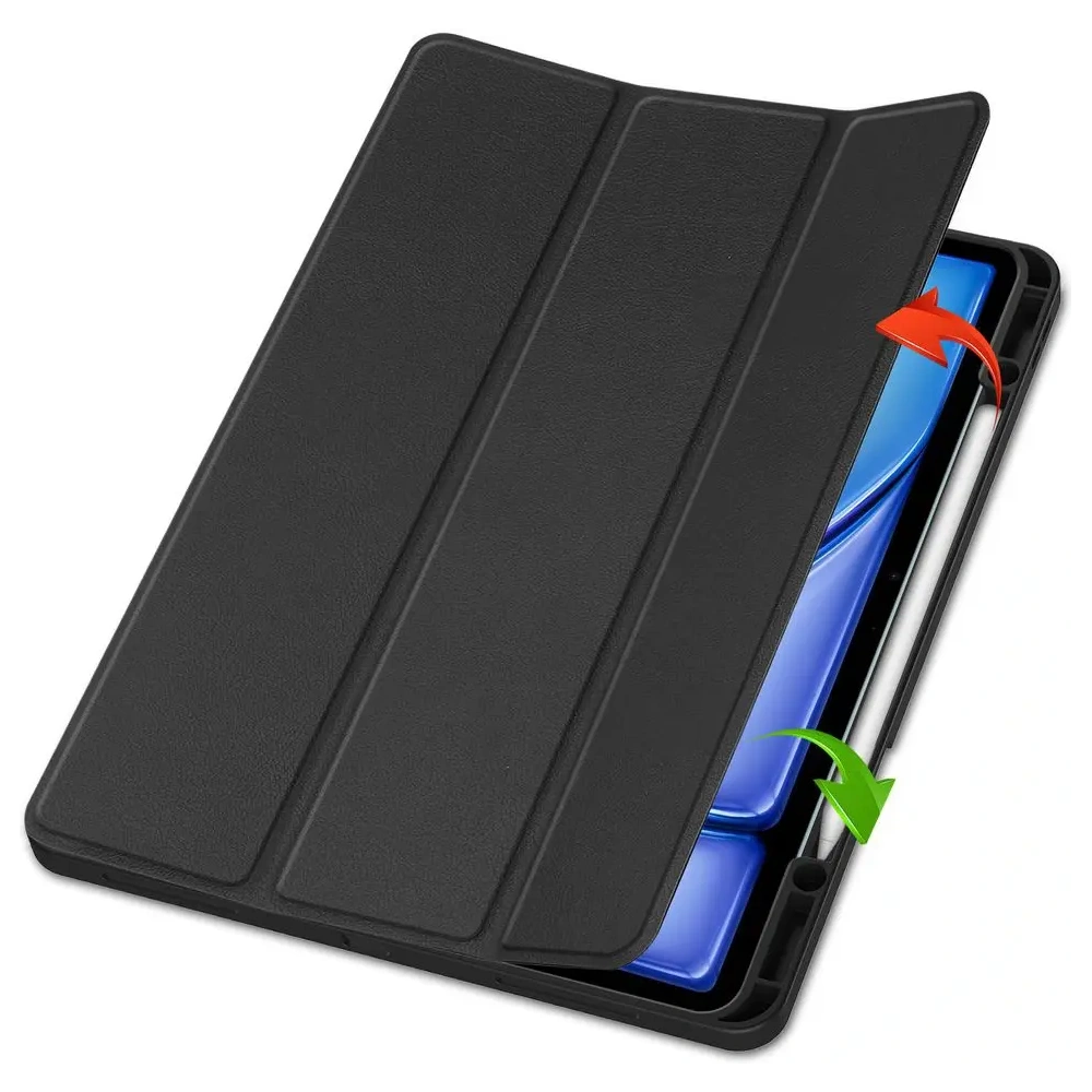 Etui Bizon Case Tab Lizard do iPad Air 13" 2024 czarne