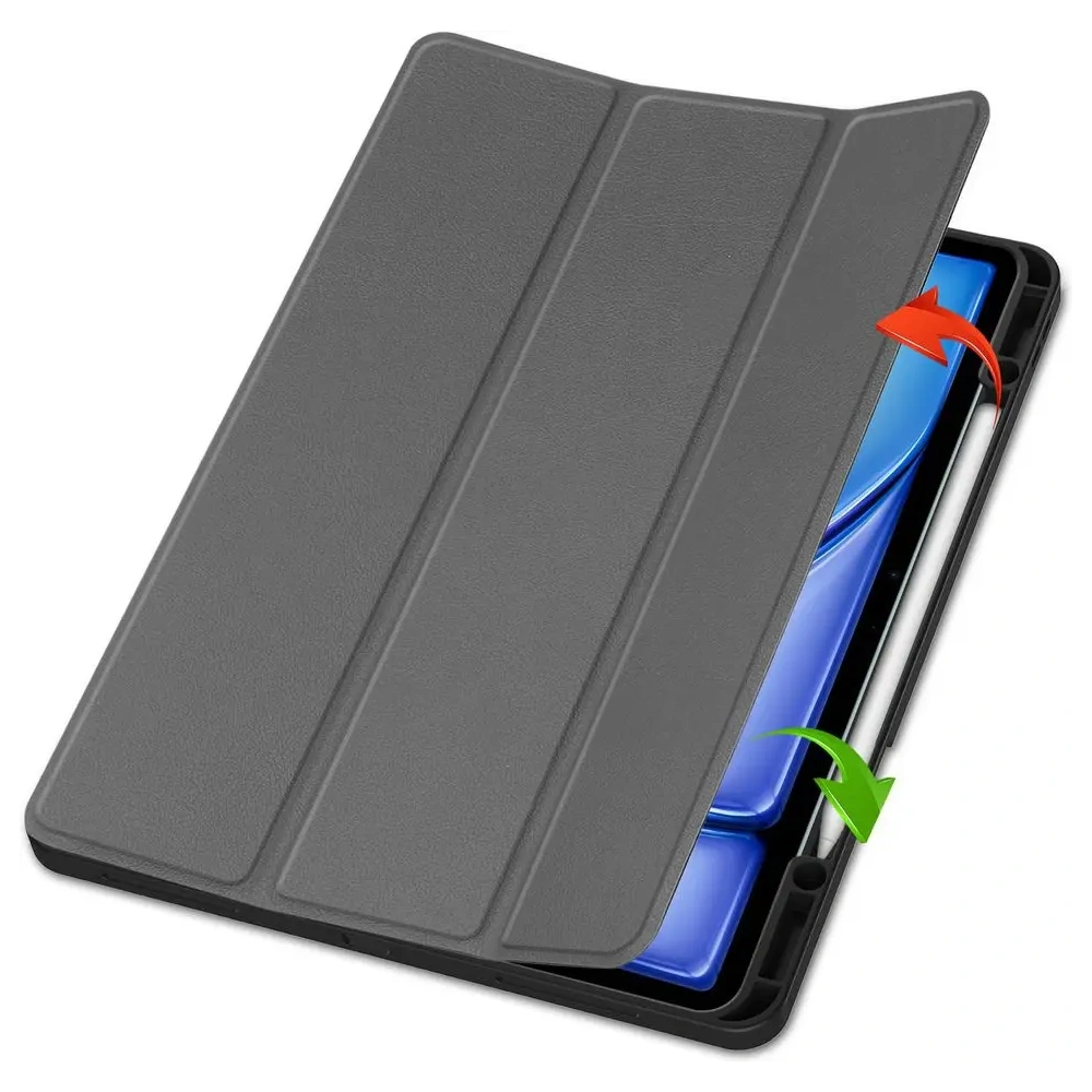 Etui Bizon Case Tab Lizard do iPad Air 13" 2024 szare
