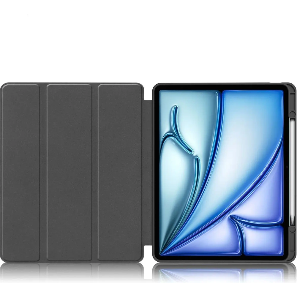 Etui Bizon Case Tab Lizard do iPad Air 13" 2024 szare