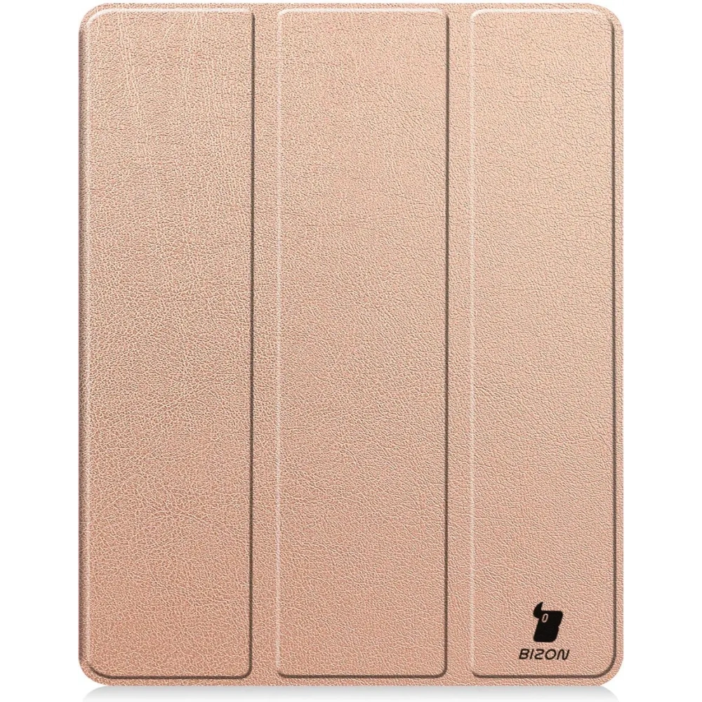 Etui Bizon Case Tab Lizard do iPad Air 13" 2024 różowozłote
