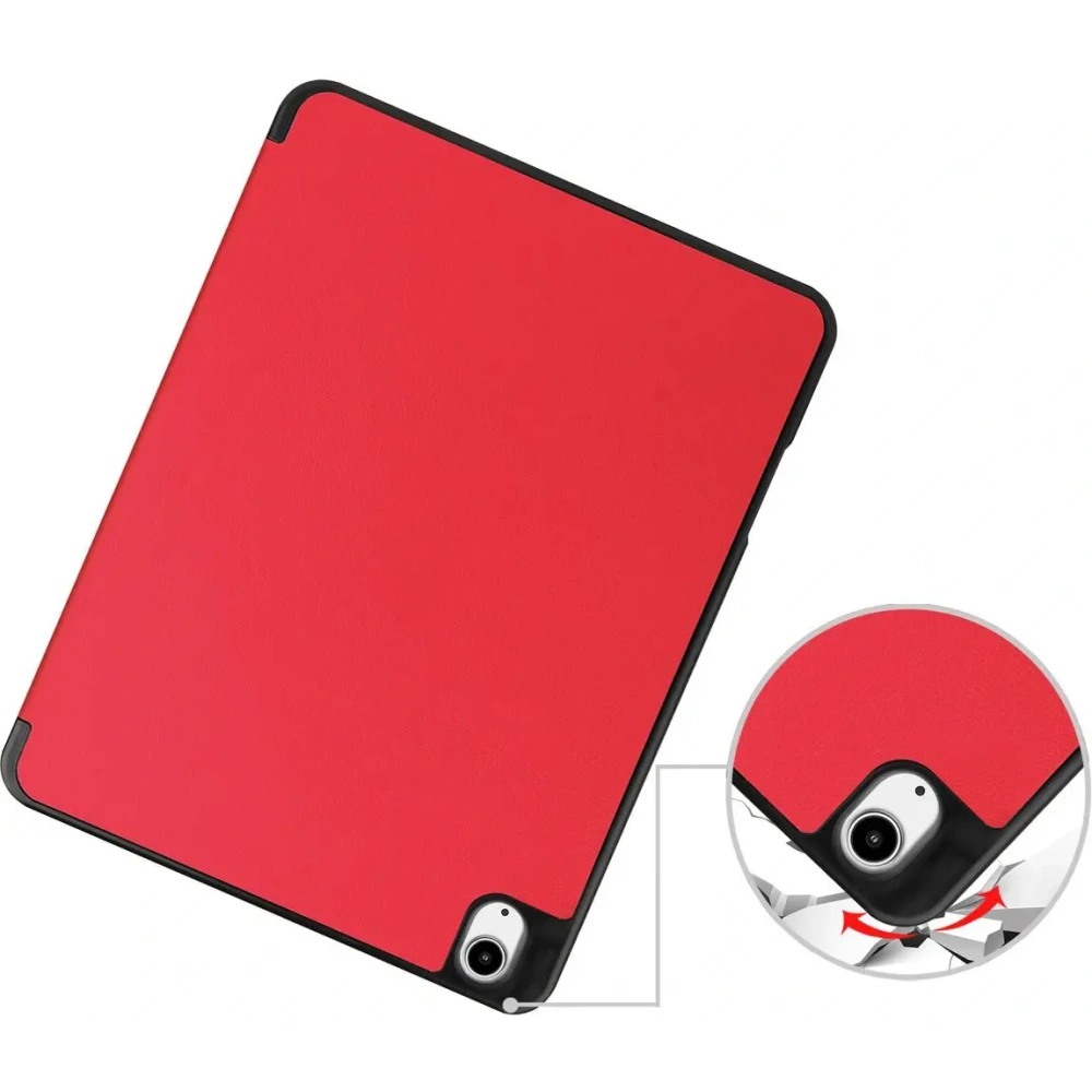Etui Bizon Case Tab Lizard do iPad Air 13" 2024 czerwone