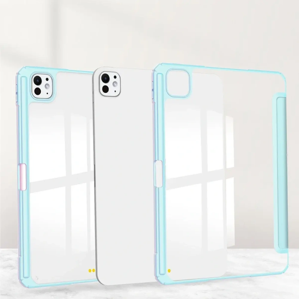 Etui Bizon Case Tab Clear Matt do iPad Pro 11" 5 gen. 2024 błękitne