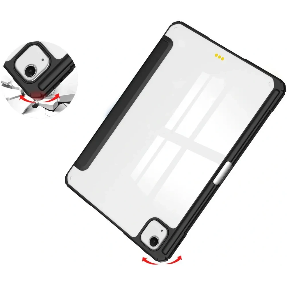 Etui Bizon Case Tab Clear Matt do iPad Air 13" 2024 czarne